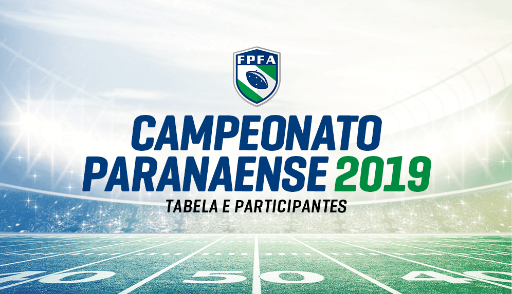 Overtime do F.A: Equipes e Tabela de jogos do Campeonato Paranaense de Futebol  Americano 2020.