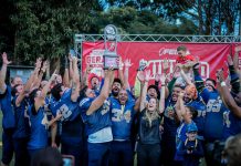 Lobos conquista título inédito do Gerais Bowl em duelo dramático contra o Cruzeiro Títulos estadual para os Lobos (Foto: Adriel Denver)