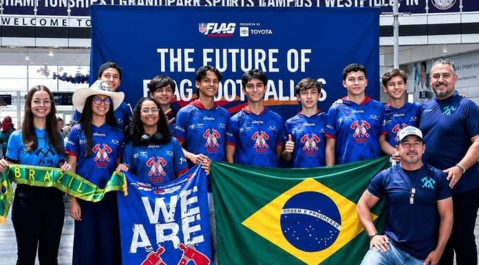 Braves Academy representa o Brasil no maior torneio juvenil de Flag Football do mundo