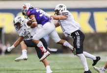 Duelo de quarterbacks no Italian Bowl XLV em Ferrara Firenze Guelfi e Parma Panthers se enfrentaram no Italian Bowl pela primeira vez em 2023 (Foto: Divulgação IFL)