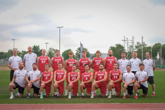 Seleção austríaca masculina 2026 (Foto: AFBÖ / David Bitzan)