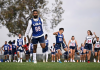 Ja'Deion High, #88 da Seleção Nacional dos EUA, aquecimento no Centro de Treinamento de Atletas de Elite de Chula Vista, em 22 de maio de 2026, em Chula Vista, Califórnia. (Foto: Orlando Ramirez)