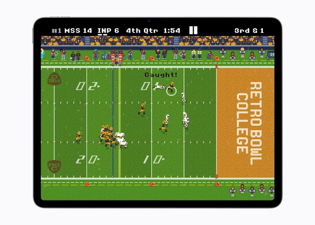 Retro Bowl College+ (Imagem: Divulgação Apple Arcade)