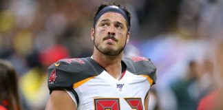 Antony Auclair venceu o Super Bowl pelos Tampa Bay Buccaneers (Foto: Jonathan Bachman)