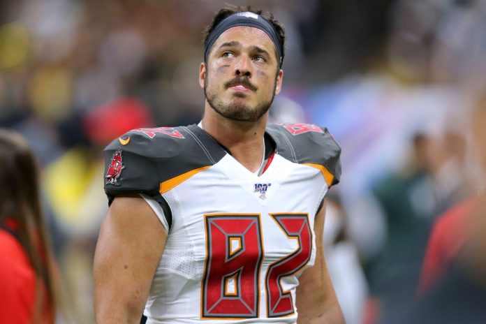 Antony Auclair venceu o Super Bowl pelos Tampa Bay Buccaneers (Foto: Jonathan Bachman) Antony Auclair venceu o Super Bowl pelos Tampa Bay Buccaneers (Foto: Jonathan Bachman)