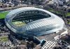 Dublin se transforma em palco do futebol americano universitário Aviva Stadium em Lansdowne Road, Dublin 4 (Foto: Dennis Horgan)