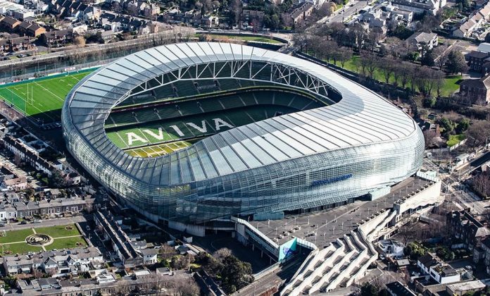 Aviva Stadium em Lansdowne Road, Dublin 4 (Foto: Dennis Horgan) Aviva Stadium em Lansdowne Road, Dublin 4 (Foto: Dennis Horgan)