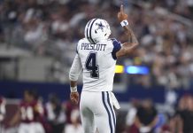 Prescott comemora recorde e vitória antes do Rio Game: “Seria estranho no Brasil”
