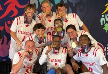 Ole Miss Unified Flag Football conquista título nacional das Olimpíadas Especiais A equipe de flag football unificado da Ole Miss Special Olympics conquistou a medalha de ouro e o campeonato nacional durante o verão, em Minnesota. (Imagem: Divulgação University of Mississippi)