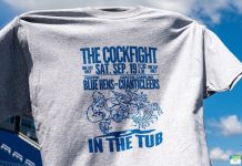 Camiseta com piada viraliza e rende US$ 30 mil ao time universitário (Divulgação Delaware Football no X)