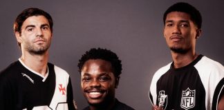 A coleção tem jersey, camiseta e regata, todas oversized. (Imagem: Divulgação Vasco da Gama / Approve)