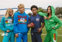 Aviator Nation lança coleção vintage da NFL com roupas de 25 times A Aviator Nation leva seu característico estilo californiano descolado para a NFL com uma nova coleção lançada a tempo da Week 3. (Imagem: Divulgação)