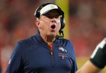 Sean Payton acusou Seahawks de “espionagem” após time usar vídeos de torcedores Técnico do Denver Broncos, Sean Payton (Foto: Jay Biggerstaff)