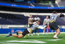 TMRW Sports realiza primeira seletiva internacional para a nova liga profissional de flag football em Londres