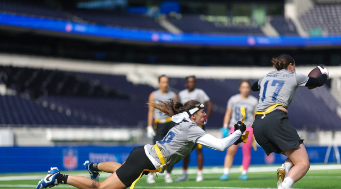 TMRW Sports realiza primeira seletiva internacional para a nova liga profissional de flag football em Londres